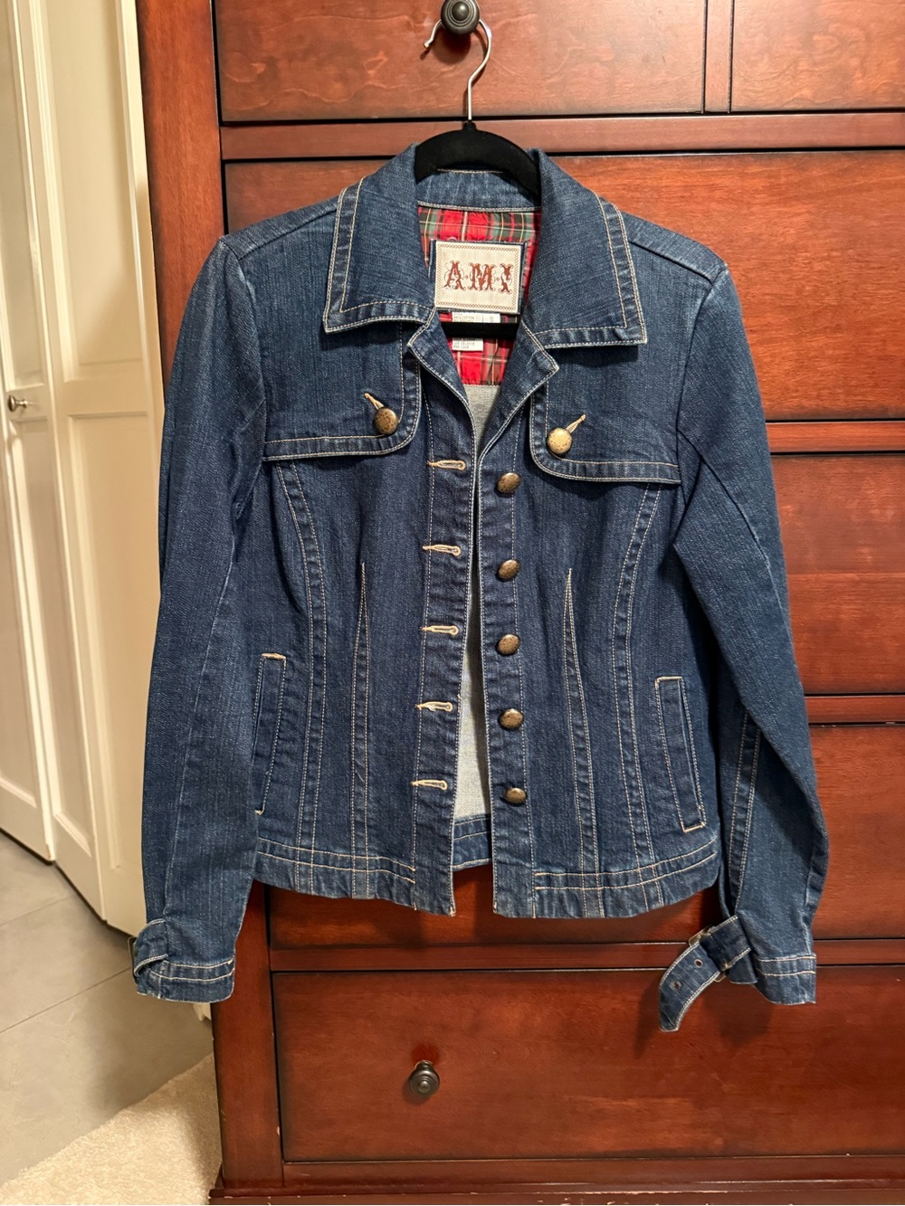 AMX Women's Classic Blue Denim Jacket